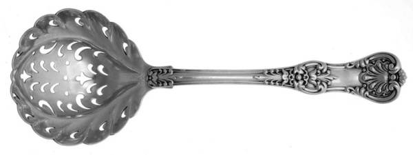 English King (Sterling, 1885, No Monograms) Large Sugar Sifter