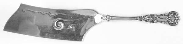 English King (Sterling, 1885, No Monograms) Ice Cream Hatchet Solid Piece