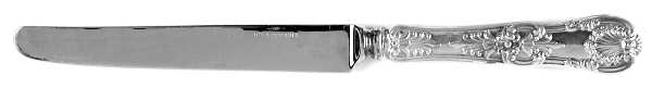 English King (Sterling, 1885, No Monograms) New French Table Knife with Bolster