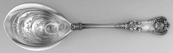 English King (Sterling, 1885, No Monograms) Ice Serving Spoon Large