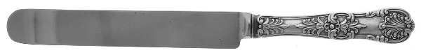 English King (Sterling, 1885, No Monograms) Old French Hollow Knife