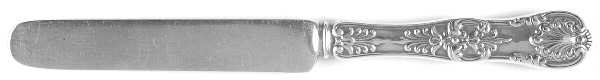 English King (Sterling, 1885, No Monograms) Solid Dessert/Tea Knife