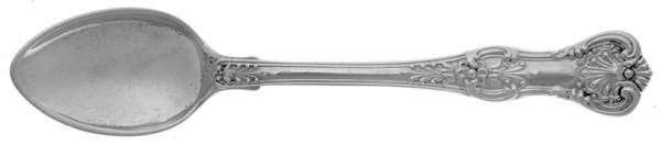 English King (Sterling, 1885, No Monograms) Demitasse Spoon
