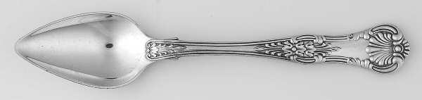 English King (Silverplate, 1870) Fruit/Orange Spoon