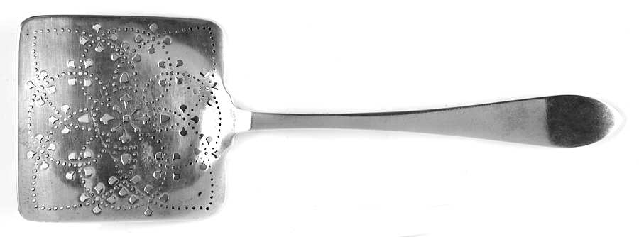 Faneuil (Sterling, 1910, M-C-T Stamps) Solid Pierced Waffle Server