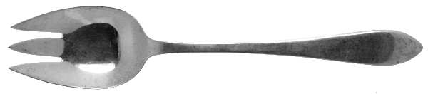 Faneuil (Sterling, 1910, M-C-T Stamps) Large Individual Terrapin Fork
