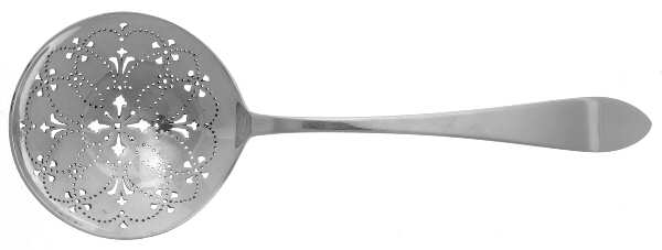 Faneuil (Sterling, 1910, M-C-T Stamps) Large Pierced Pea Serving Spoon