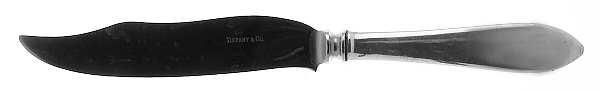 Faneuil (Sterling, 1910, M-C-T Stamps) Individual Fish Knife with Stainless Blade