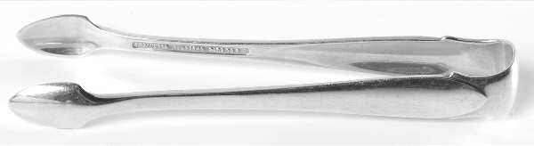 Faneuil (Sterling, 1910, M-C-T Stamps) Small Sugar Tongs