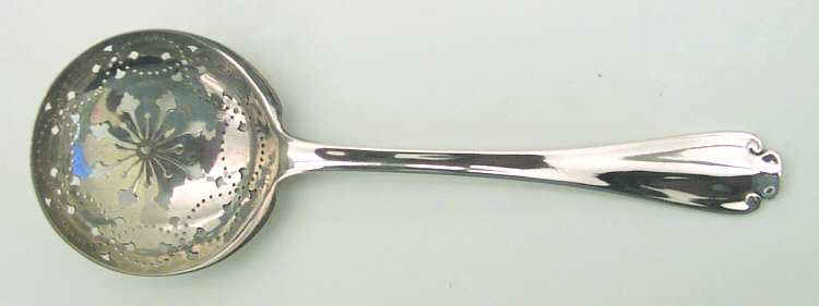 Flemish (Sterling, 1911, No Monograms) Large Sugar Sifter