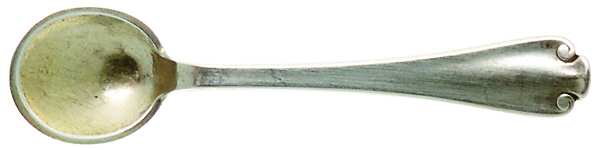Flemish (Sterling, 1911, No Monograms) Individual Salt Spoon