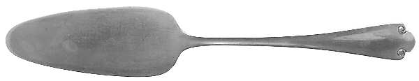 Flemish (Sterling, 1911, No Monograms) Solid Cheese Server