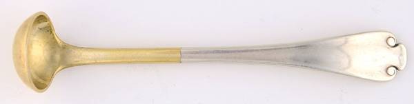 Flemish (Sterling, 1911, No Monograms) Mustard Spoon
