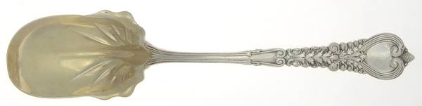 Florentine (Sterling, 1900) Solid Salad Serving Spoon
