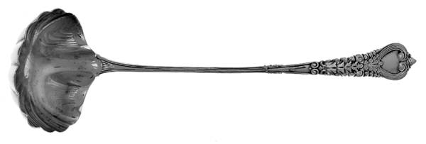 Florentine (Sterling, 1900) Long Hemispherical Cream Ladle