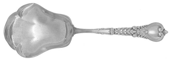 Florentine (Sterling, 1900) Large Preserve Spoon
