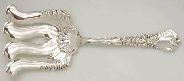 Florentine (Sterling, 1900) Large Solid Asparagus Serving Fork