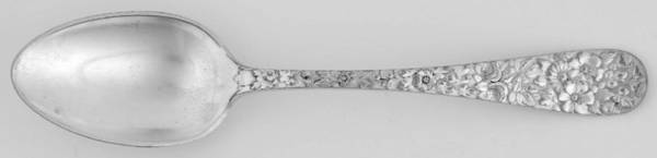 Floral (Silverplate, 1884) Place/Oval Soup Spoon