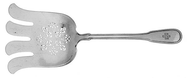 Gramercy (Sterling, 1921) Large Solid Asparagus Serving Fork