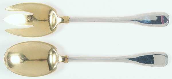 Gramercy (Sterling, 1921) Solid Oversized Serving Salad Set