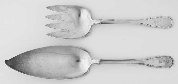 Gramercy (Sterling, 1921) 2 Piece Large Solid Fish Serving Set
