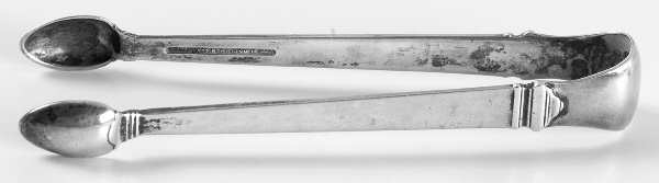 Hampton (Sterling, 1934, No Monograms) Small Sugar Tongs
