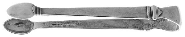 Hampton (Sterling, 1934, No Monograms) Small Sugar Tongs