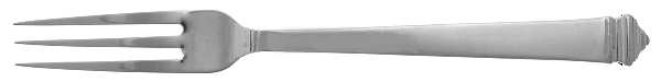 Hampton (Sterling, 1934, No Monograms) Strawberry Fork