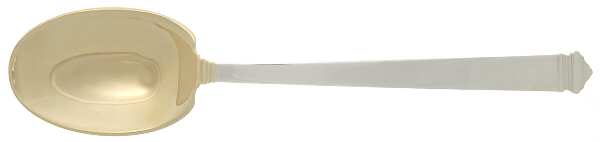 Hampton (Sterling, 1934, No Monograms) Oversize Solid Salad Serving Spoon