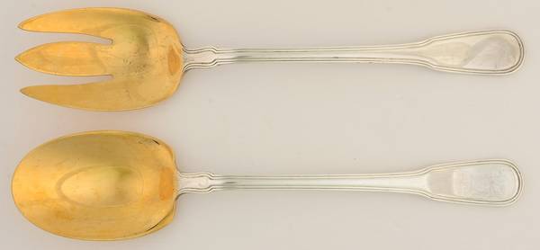 Hamilton (Sterling, 1938, No Monos) (2 Pc) Solid Salad Set