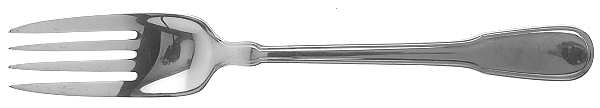 Hamilton (Sterling, 1938, No Monos) Pastry Fork
