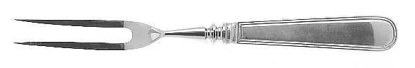 Hamilton (Sterling, 1938, No Monos) Small Steak Carving Fork with Stainless Prongs