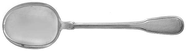 Hamilton (Sterling, 1938, No Monos) Round Bowl Soup Spoon (Gumbo)
