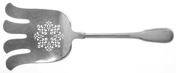 Hamilton (Sterling, 1938, No Monos) Large Solid Asparagus Serving Fork