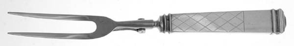Harlequin (Sterling, 1956) Large Stainless-Prong Roast Carving Fork