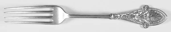 Italian (Sterling, 1870) Fork-Dessert/Luncheon-Solid Pc