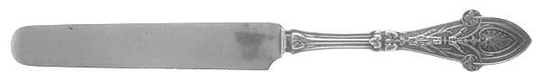 Italian (Sterling, 1870) Solid Dessert/Tea Knife