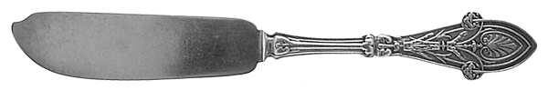 Italian (Sterling, 1870) Flat Handle Master Butter Knife