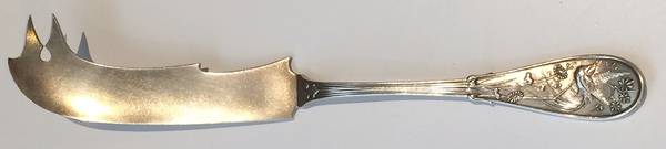 Japanese (Sterling, 1871, No Monograms) Solid Serving Cheese Knife