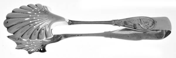 Japanese (Sterling, 1871, No Monograms) Large Ice Serving Tongs