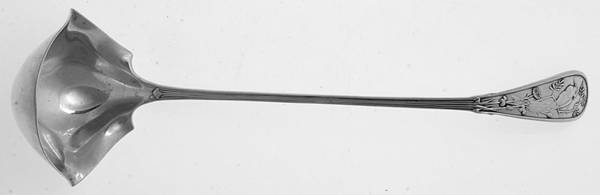 Japanese (Sterling, 1871, No Monograms) Long Double-Lipped Cream Ladle