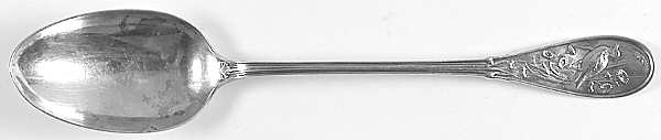 Japanese (Sterling, 1871, No Monograms) Gravy Dressing Spoon Small with Buttom