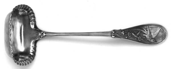 Japanese (Sterling, 1871, No Monograms) Rectangular Flat Gravy Ladle