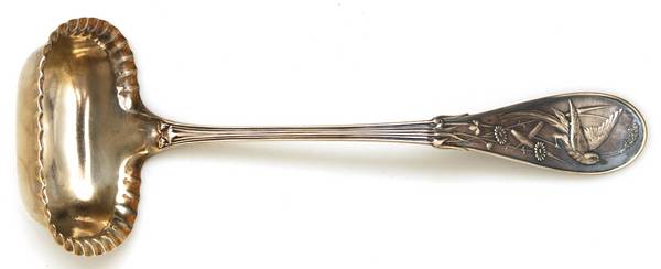 Japanese (Sterling, 1871, No Monograms) Rectangular Flat Gravy Ladle