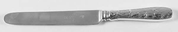 Japanese (Sterling, 1871, No Monograms) Blunt Hollow Knife with Bolster