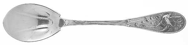 Japanese (Sterling, 1871, No Monograms) Ice Cream Spoon Individual