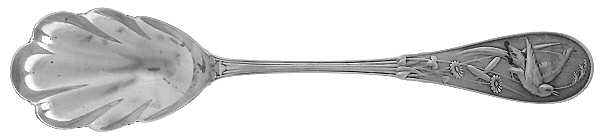 Japanese (Sterling, 1871, No Monograms) Large Jelly Spoon