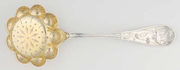 Japanese (Sterling, 1871, No Monograms) Large Sugar Sifter