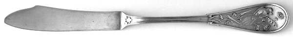 Japanese (Sterling, 1871, No Monograms) Individual Caviar Knife