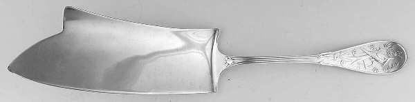Japanese (Sterling, 1871, No Monograms) Large Solid Fish Serving Knife